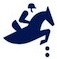 Olympics 2020 Equestrian Jumping logo