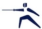 Olympics 2020 Fencing logo